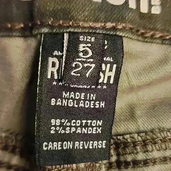 Distressed Rewash Brand Camo Pants - Picture 5 of 10